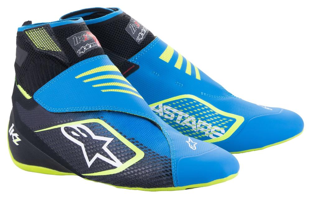 Topánky Alpinestars Tech 1-KZ V2, čierne / modré / žlté